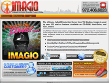 Tablet Screenshot of imagio.com